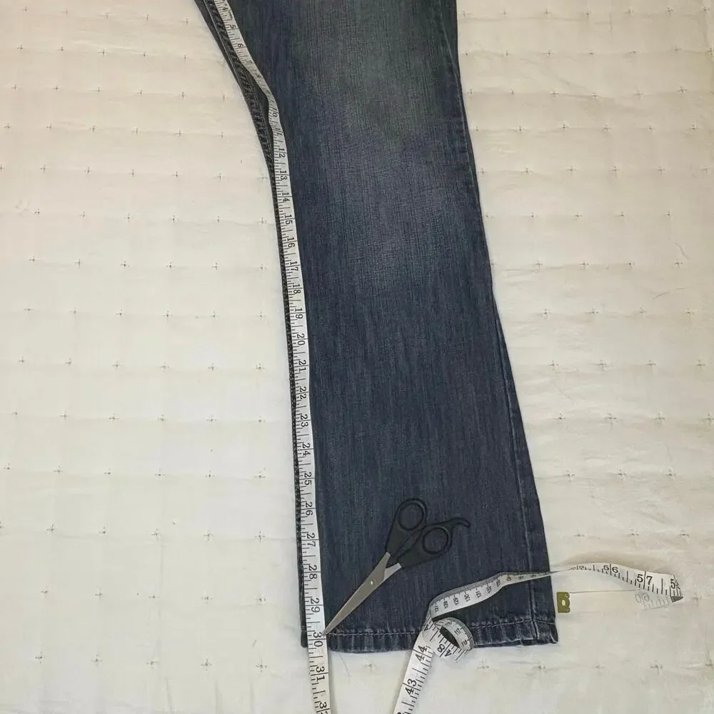 Levi's 514 Slim Straight Men's Jeans 34x30 Blue Denim Mid Rise Straight Leg